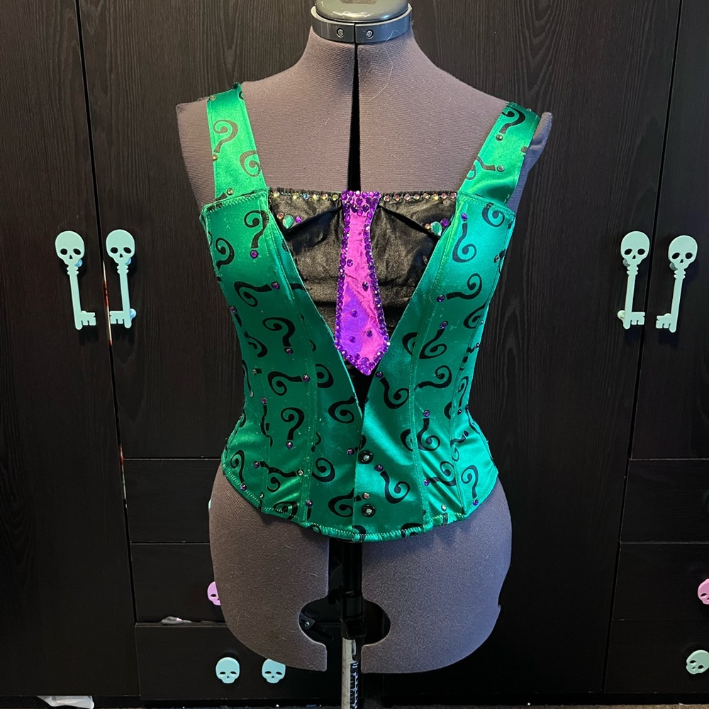 Green Riddler Corset Top